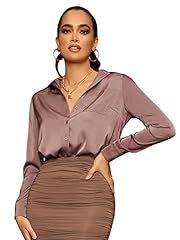 Floerns women satin for sale  Delivered anywhere in USA 