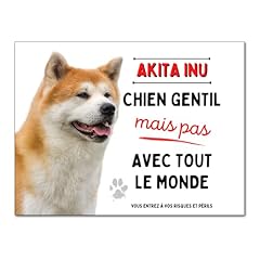 Plaque akita inu d'occasion  Livré partout en France