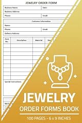 Jewelry order forms for sale  Delivered anywhere in UK