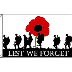 Flag lest forget for sale  Delivered anywhere in UK