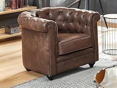 Unique fauteuil chesterfield d'occasion  Livré partout en France