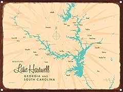Lake hartwell map for sale  Delivered anywhere in USA 