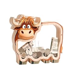 Wooden cow piggy for sale  Delivered anywhere in USA 