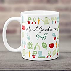 Premium Personalised Birthday Mug for Head Gardener, for sale  Delivered anywhere in UK