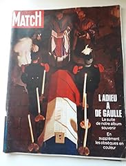 Paris match adieu d'occasion  Livré partout en France
