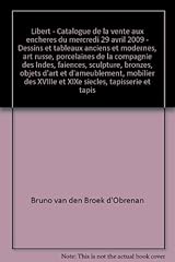Broché libert catalogue d'occasion  Livré partout en France