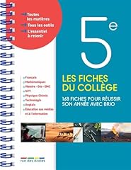 Fiches collège 168 d'occasion  Livré partout en France