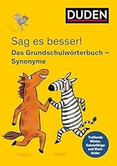 Sag besser grundschulwörterbu gebraucht kaufen  Wird an jeden Ort in Deutschland