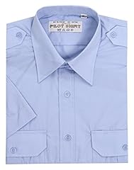 Mens pilot shirts for sale  Delivered anywhere in UK