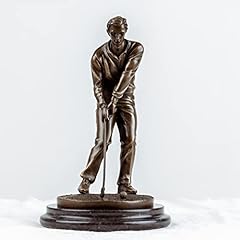 Bronze golfer statue for sale  Delivered anywhere in UK