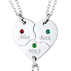 Friendship necklace personalis for sale  Delivered anywhere in UK
