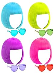 Colored wigs flat for sale  Delivered anywhere in UK
