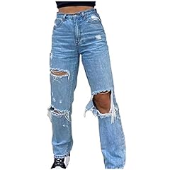 Jeans strappati donna usato  Spedito ovunque in Italia 
