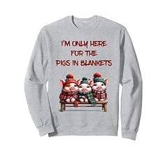 Pigs blankets sweatshirt for sale  Delivered anywhere in UK