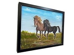 Horses oil painting for sale  Delivered anywhere in USA 