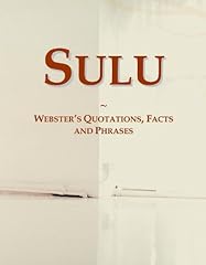 Sulu webster quotations for sale  Delivered anywhere in UK