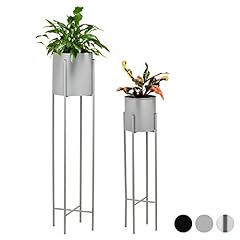 Hartleys Set of Deep Tall Plant Pots with Stands for sale  Delivered anywhere in UK