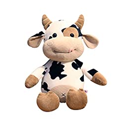 Cow Plush Toy, 40 cm Stuffed Animal Throw Plushie Pillow for sale  Delivered anywhere in UK