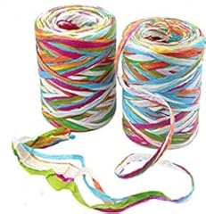 Rolls multicolour raffia for sale  Delivered anywhere in UK