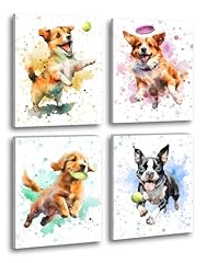 Watercolor dog wall for sale  Delivered anywhere in USA 