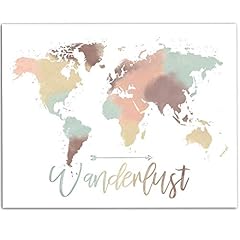 Wanderlust pastel watercolor for sale  Delivered anywhere in USA 