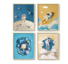 Framed space astronaut for sale  Delivered anywhere in USA 