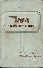 Bsa instruction manual. for sale  Delivered anywhere in Ireland