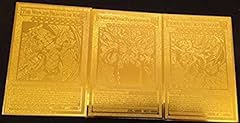 Egyptian God Cards Gold Metal Yugioh Card - Obelisk, Slifer, and Winged Dragon of Ra for sale  Delivered anywhere in Canada