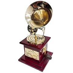 Antique brass gramophone for sale  Delivered anywhere in USA 