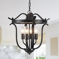 Yidelloc black chandelier for sale  Delivered anywhere in USA 