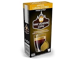 100 CAPSULE CAFFE' TRE VENEZIE NESPRESSO LEON D'ORO usato  Spedito ovunque in Italia 