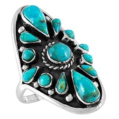 Turquoise ring sterling for sale  Delivered anywhere in USA 