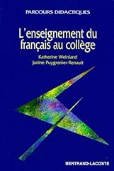 Enseignement français collèg d'occasion  Livré partout en France