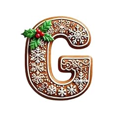 Christmas gingerbread alphabet for sale  Delivered anywhere in USA 