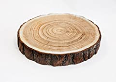 Large Christmas Rustic Wooden Slice 30 cm - 37cm Wood for sale  Delivered anywhere in UK