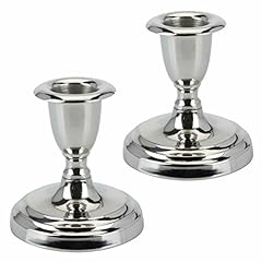 Set portacandele argento usato  Spedito ovunque in Italia 
