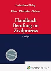 Handbuch berufung zivilprozess for sale  Delivered anywhere in UK