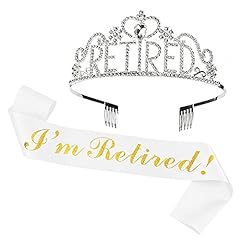 JETKONG Retirement Party Decorations Retired Tiara/Crown, for sale  Delivered anywhere in USA 