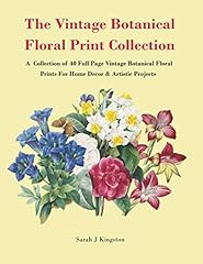 Vintage botanical floral for sale  Delivered anywhere in UK