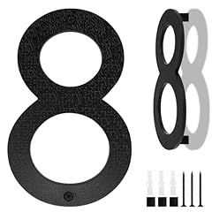 Black house number for sale  Delivered anywhere in UK