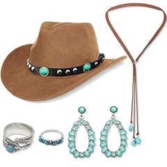 5pcs cowboy hat for sale  Delivered anywhere in UK