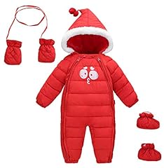 Happy Cherry Baby Winter One Piece Snowsuit with Hood for sale  Delivered anywhere in UK