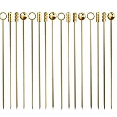 16pcs gold cocktail for sale  Delivered anywhere in UK