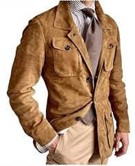 Mens suede leather for sale  Delivered anywhere in USA 