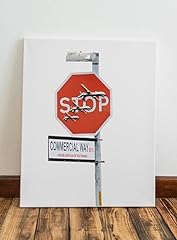 Banksy stop sign for sale  Delivered anywhere in UK