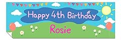 Personalised birthday banners for sale  Delivered anywhere in UK