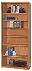 Martin Furniture Contemporary 7 Shelf Wood Bookcase for sale  Delivered anywhere in USA 