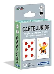 Clementoni junior carte usato  Spedito ovunque in Italia 