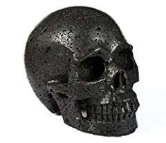Skullis 5.0” Hot Lava Stone Crystal Skull, Hand Carved, used for sale  Delivered anywhere in Canada