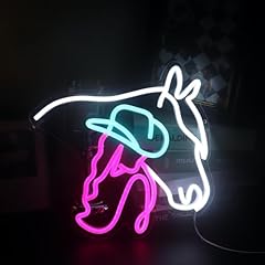 Horse cowgirl neon for sale  Delivered anywhere in USA 